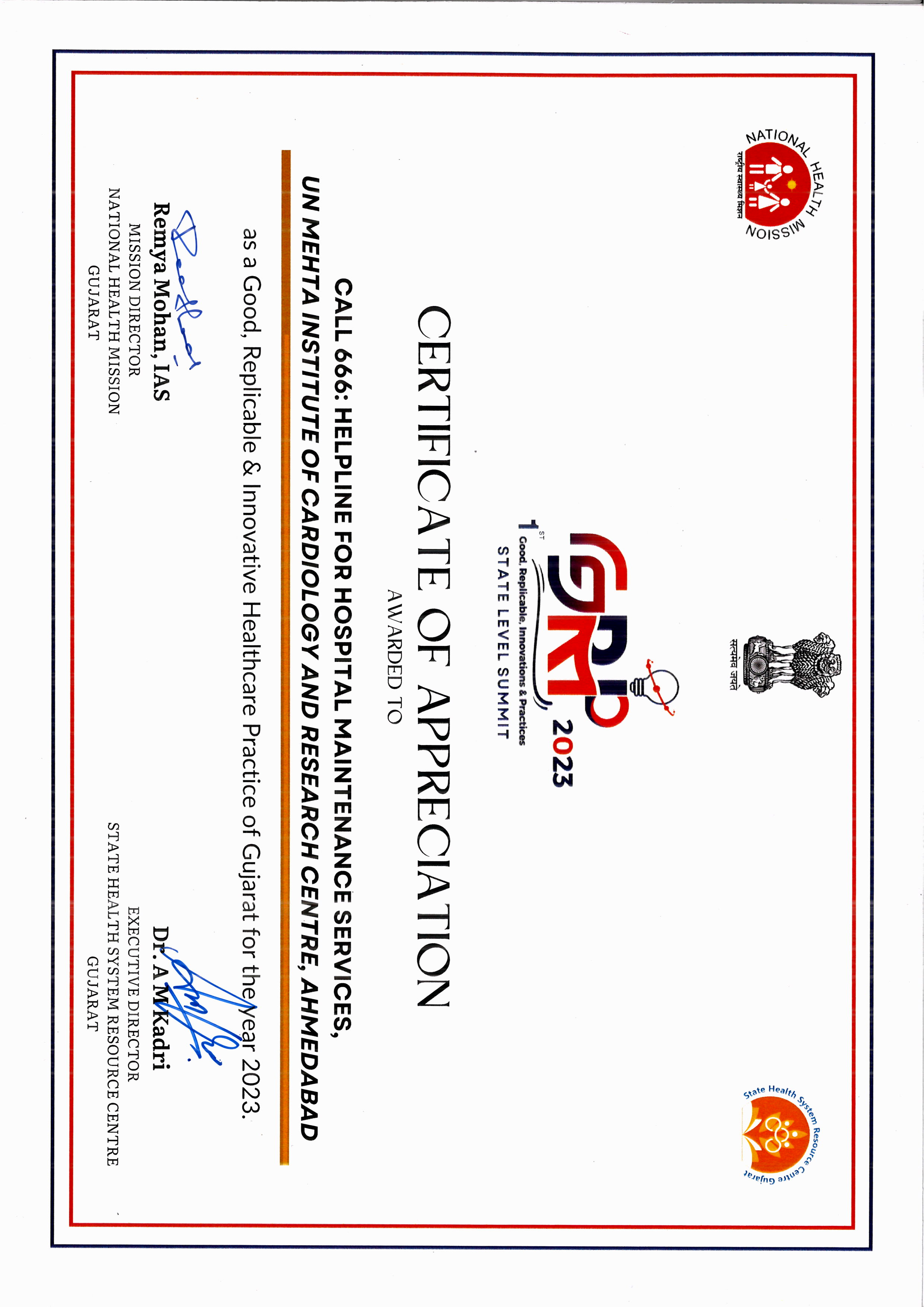 WINNER :- CATEGORY-HEALTH SYSTEM STRENGTHENING;CALL 666:HELPLINE FOR HOSPITAL MAINTENANCE SERVICES