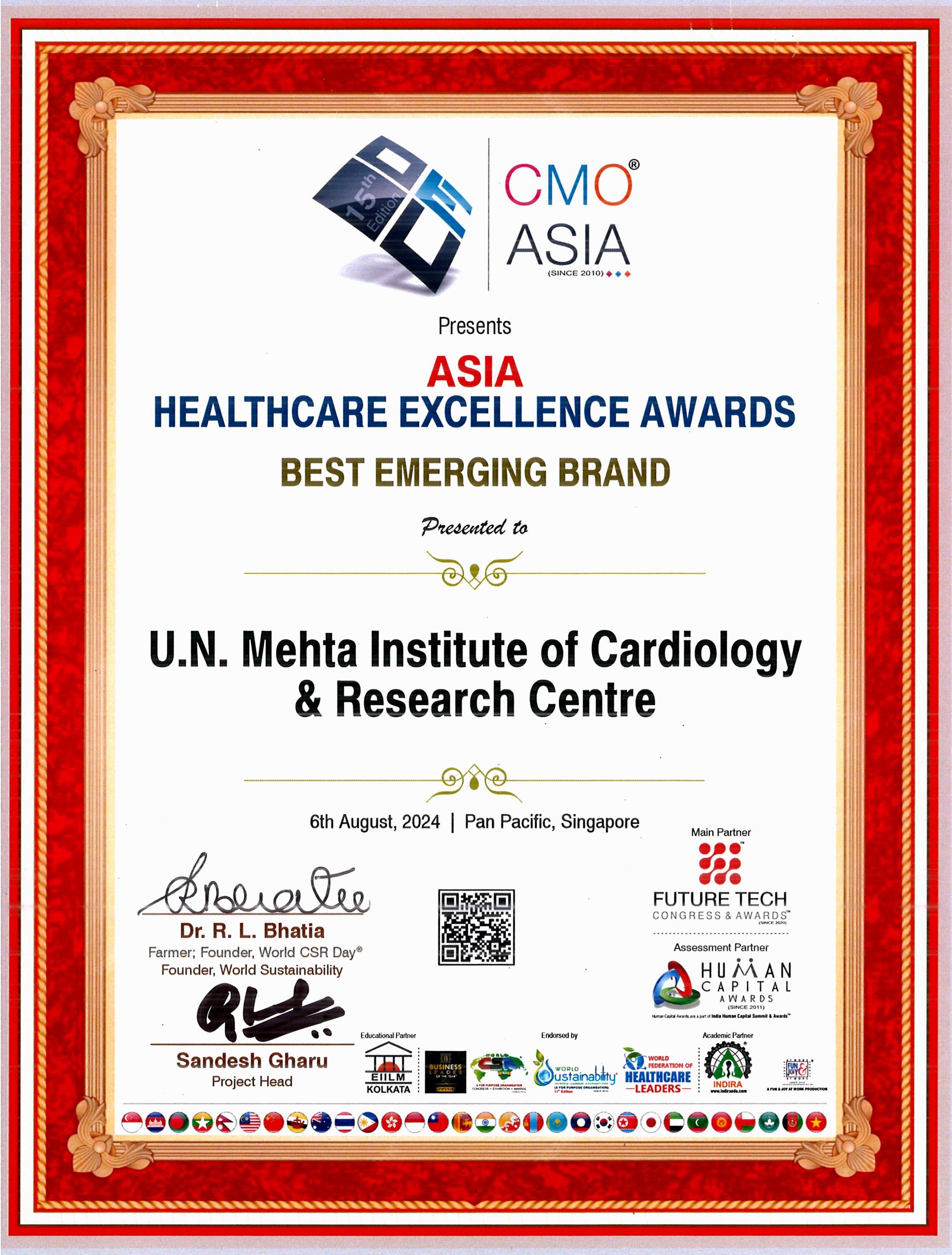 ASIA HEALTHCARE EXCELLENCE AWARDS- 2024