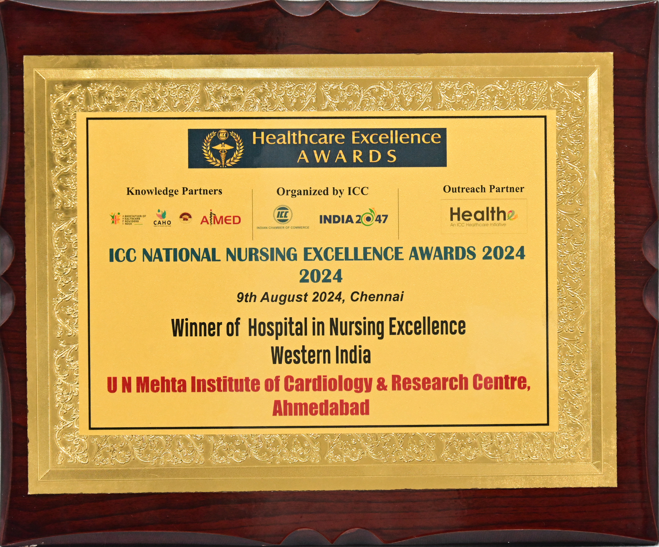 ICC HEALTHCARE EXCELLENCE AWARDS YEAR  2024