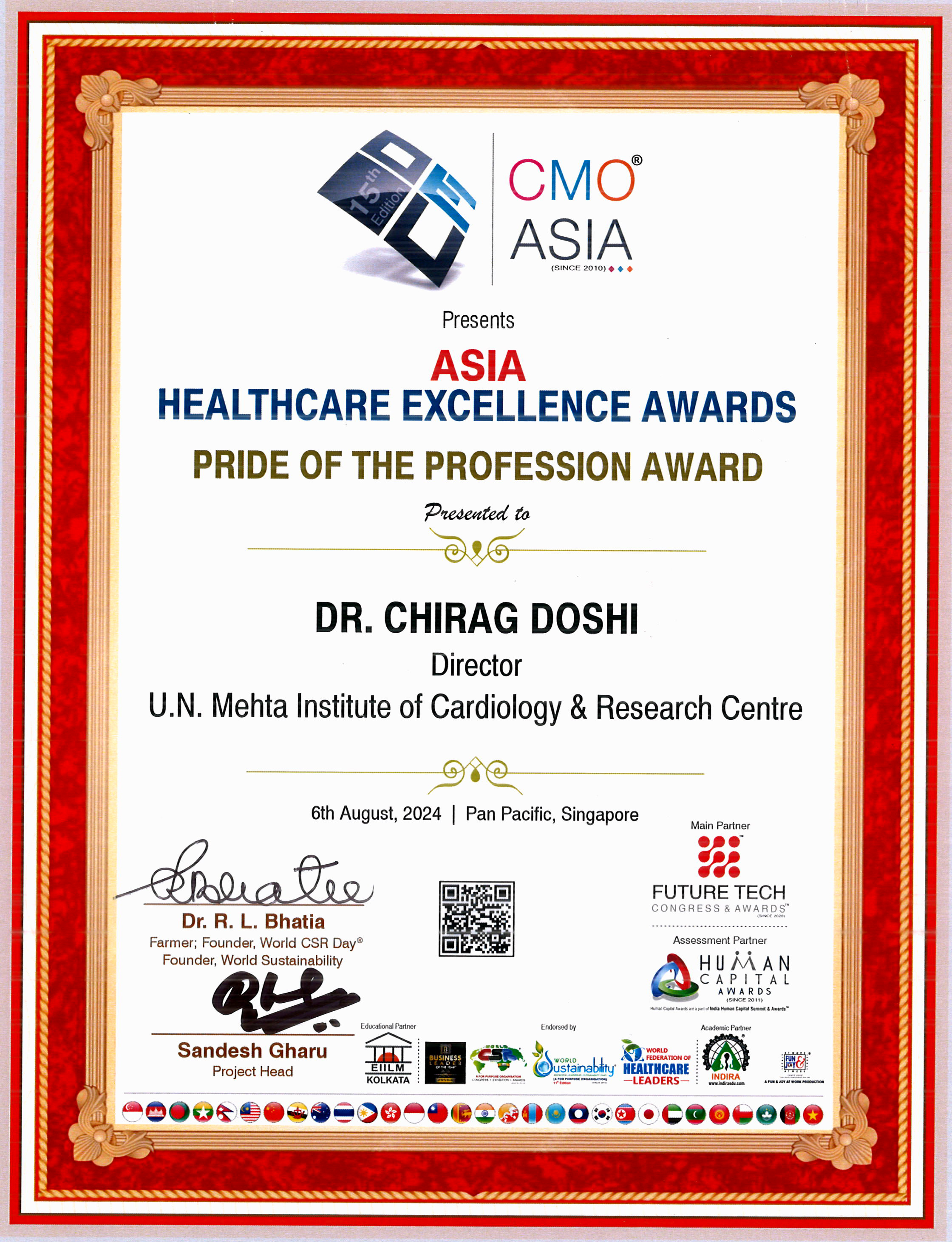 ASIA HEALTHCARE EXCELLENCE AWARDS - 2024
