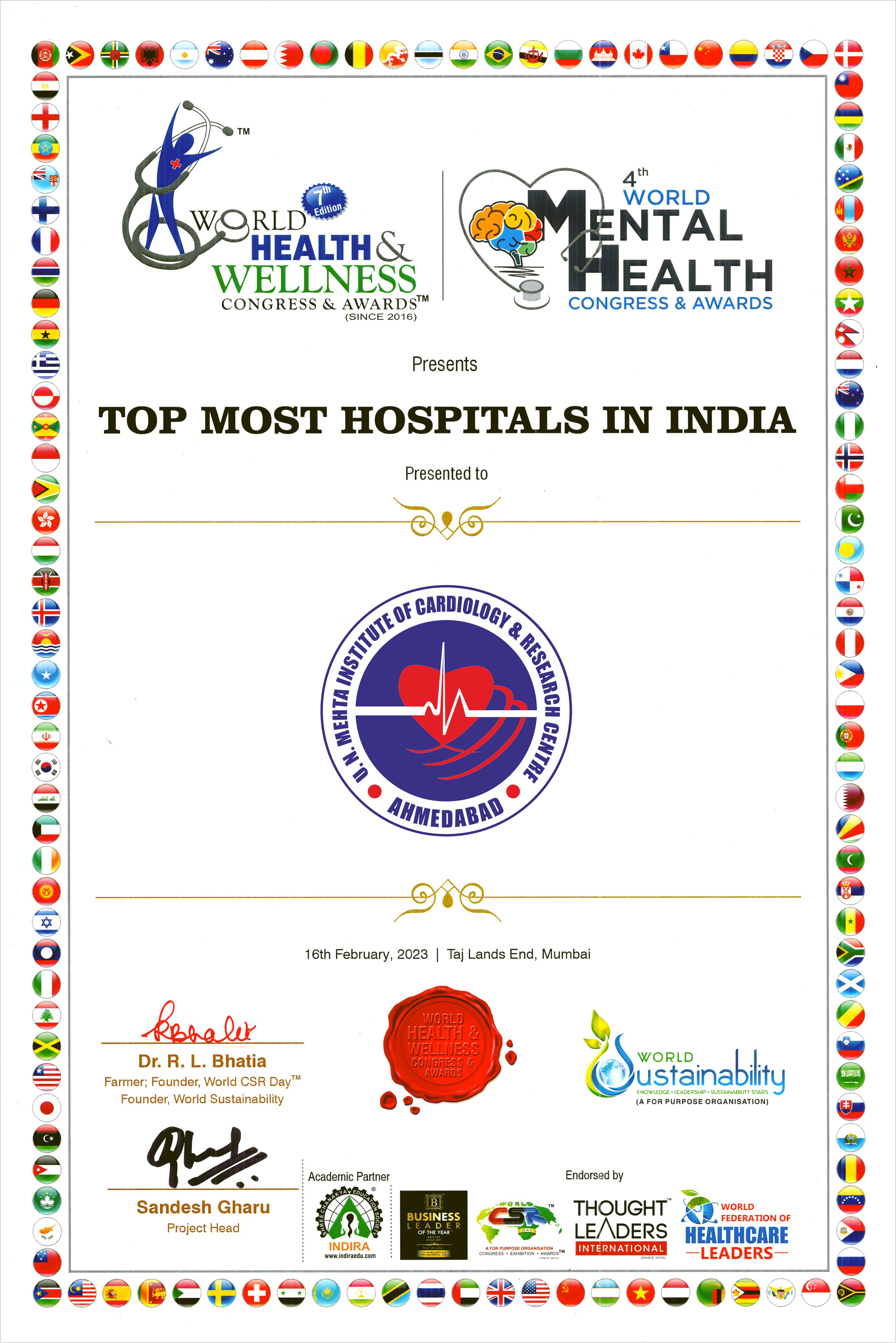 TOP MOST HOSPITALS IN INDIA